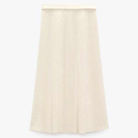 ZARA FULL MIDI SKIRT - Picture 7 of 8